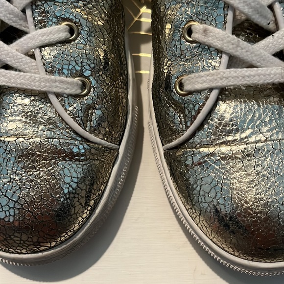 Charlotte Olympia Pale Gold Sneakers sz 38 /US 7 - Picture 3 of 5